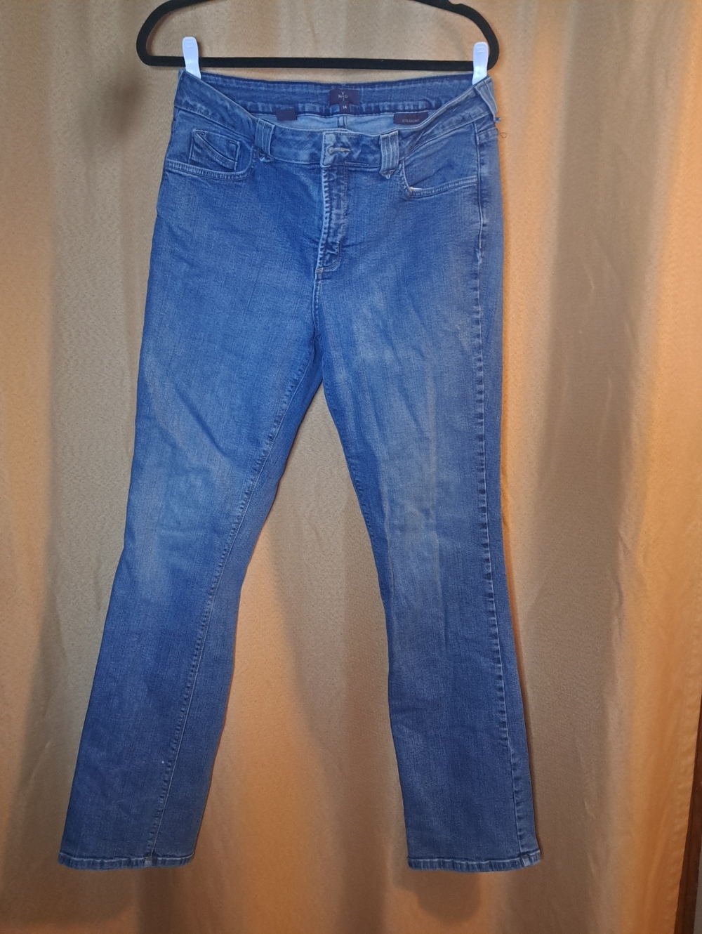 Not Your Daughters Straight Leg Women's Denim Jeans in Medium Blue